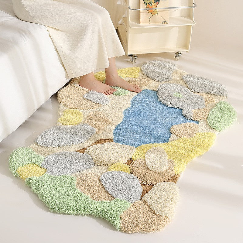 Floral Pattern Bath Mat Kalsten