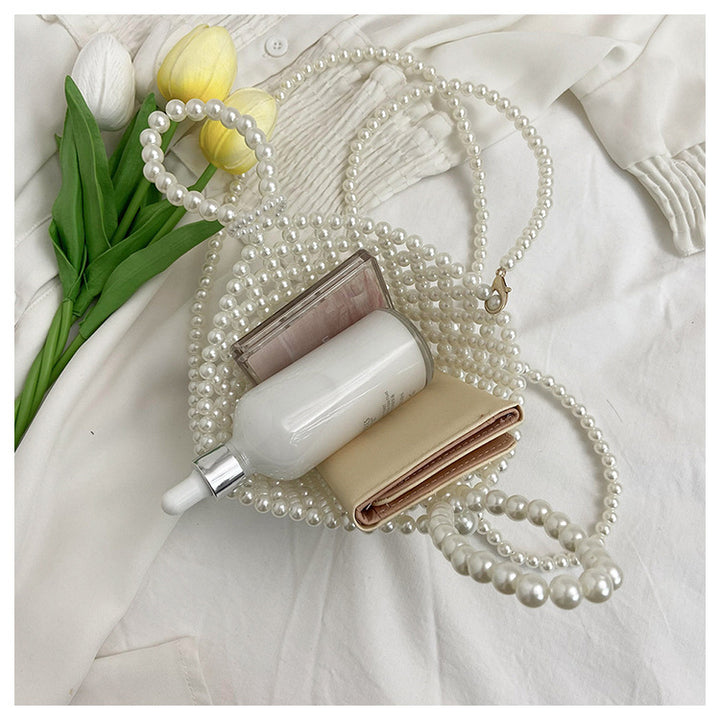 Decorative Pearl Beaded Handbag
