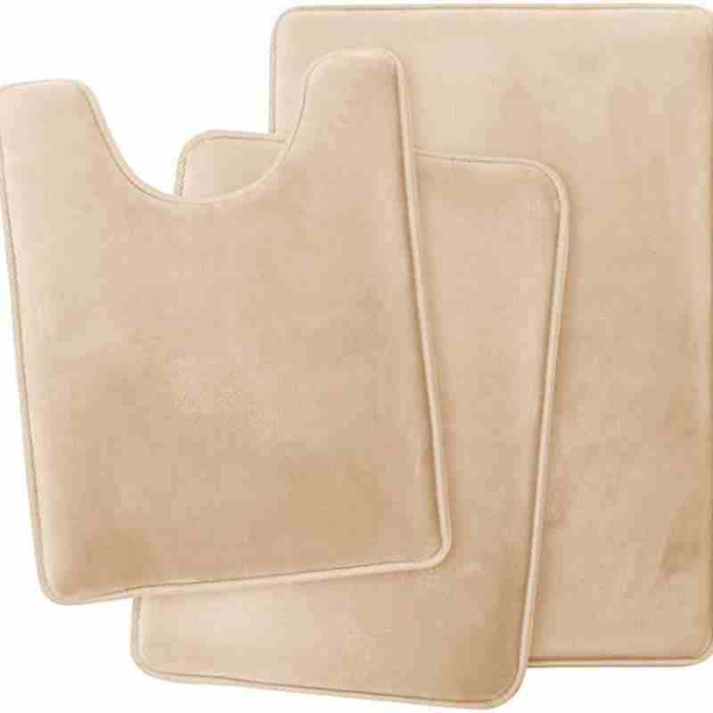 Soft Memory Foam Bath Mat Set