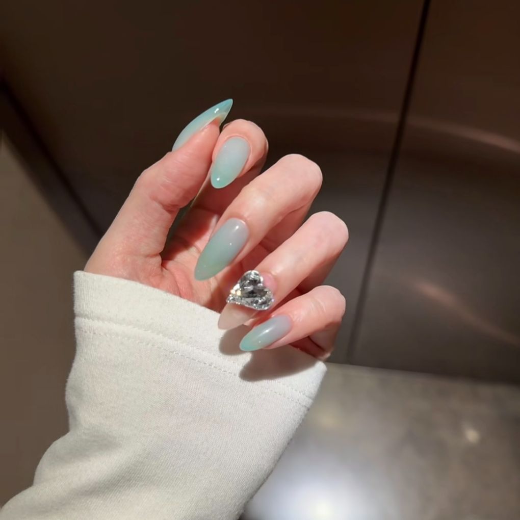 Decorative Glossy Nail Extensions