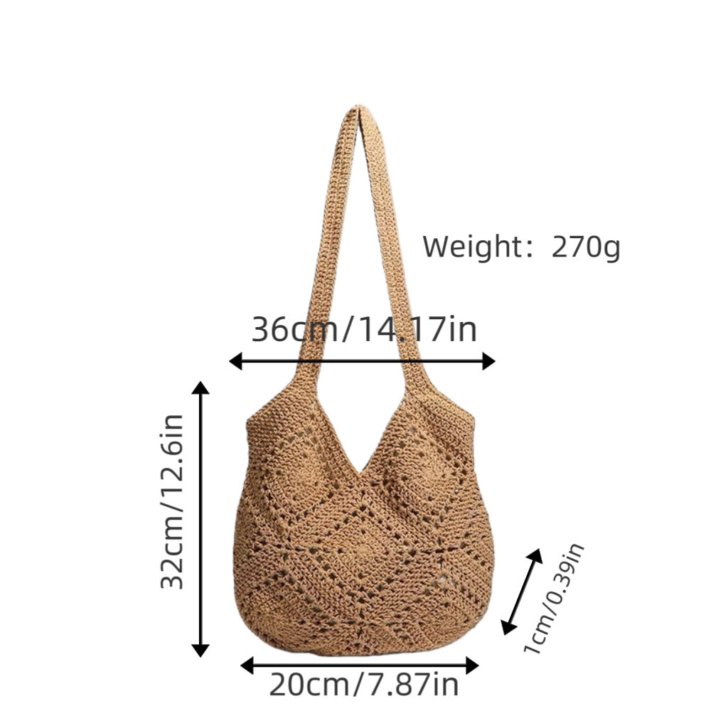 Hand-crocheted tote bag Kalsten