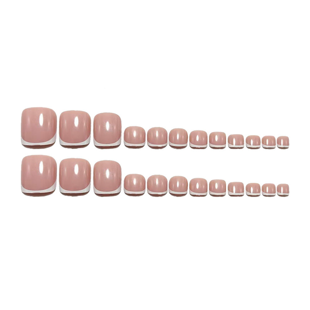 Artificial nails with elegant French tips Kalsten
