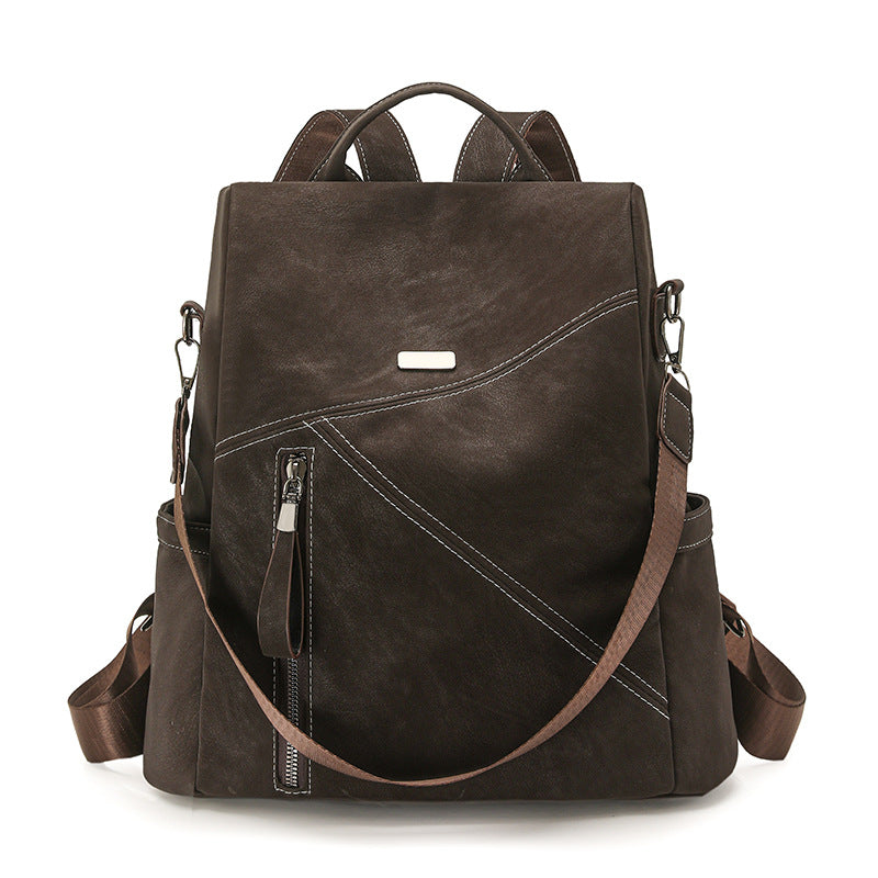 Stylish Multi-Functional Leather Backpack Kalsten