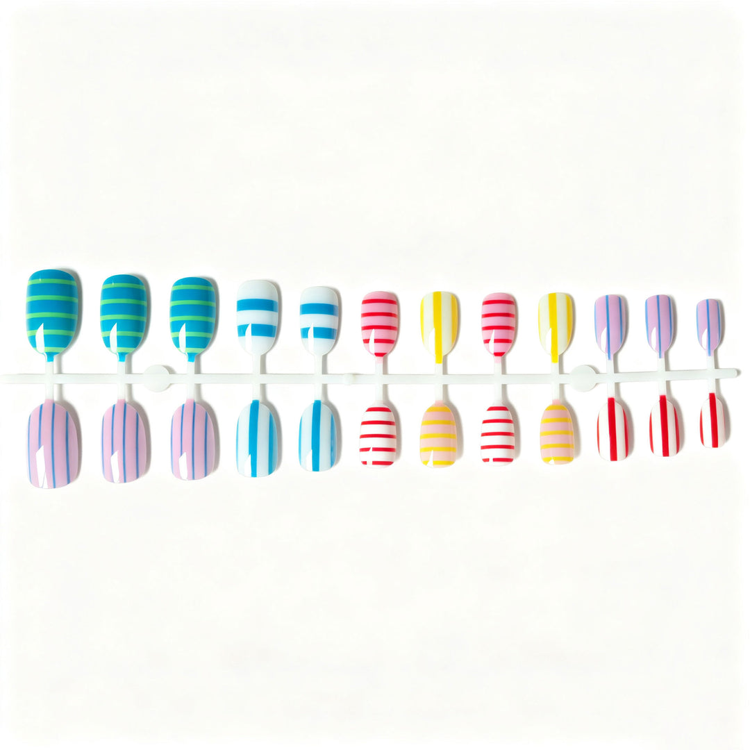 Striped Nail Art Design Kit