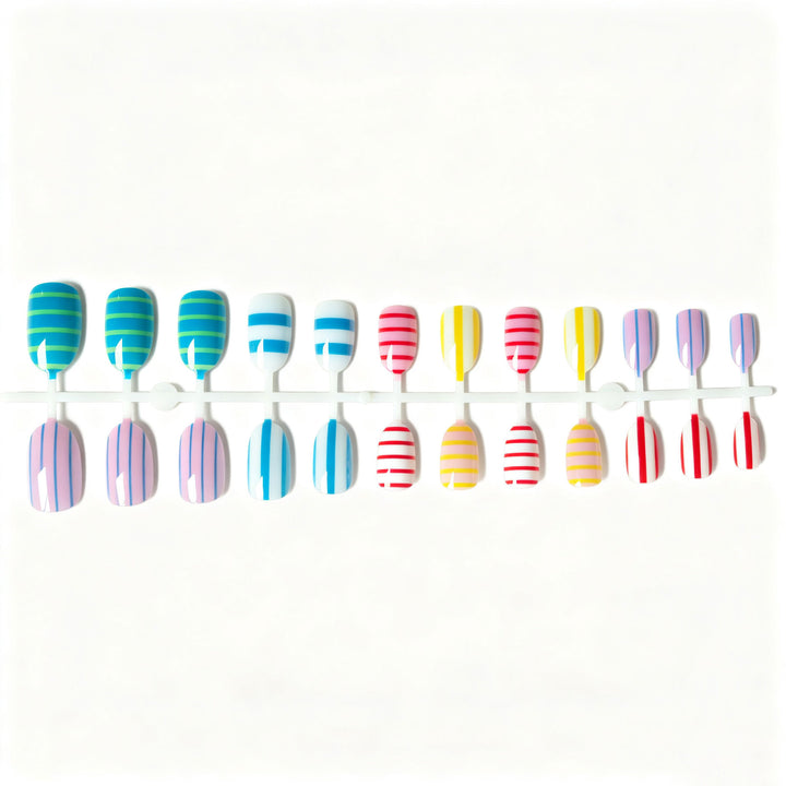Striped Nail Art Design Kit