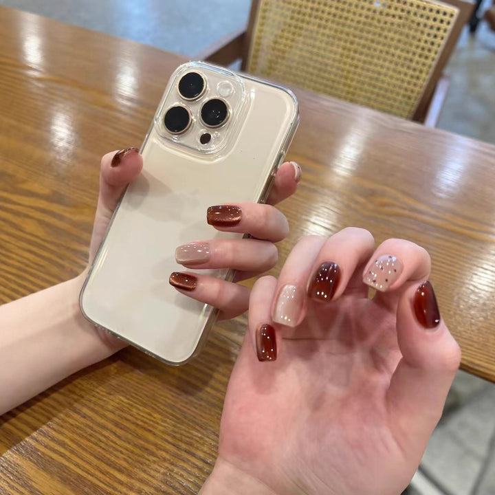 Trendy Glossy Press-On Nail Set
