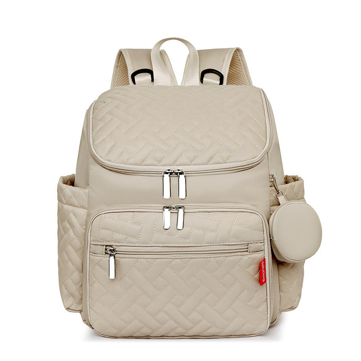 Quilted Multi-Compartment Backpack Kalsten