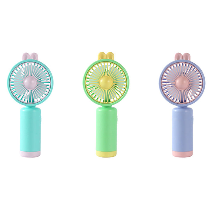 Women's portable hand fan with cute bunny ears design Kalsten