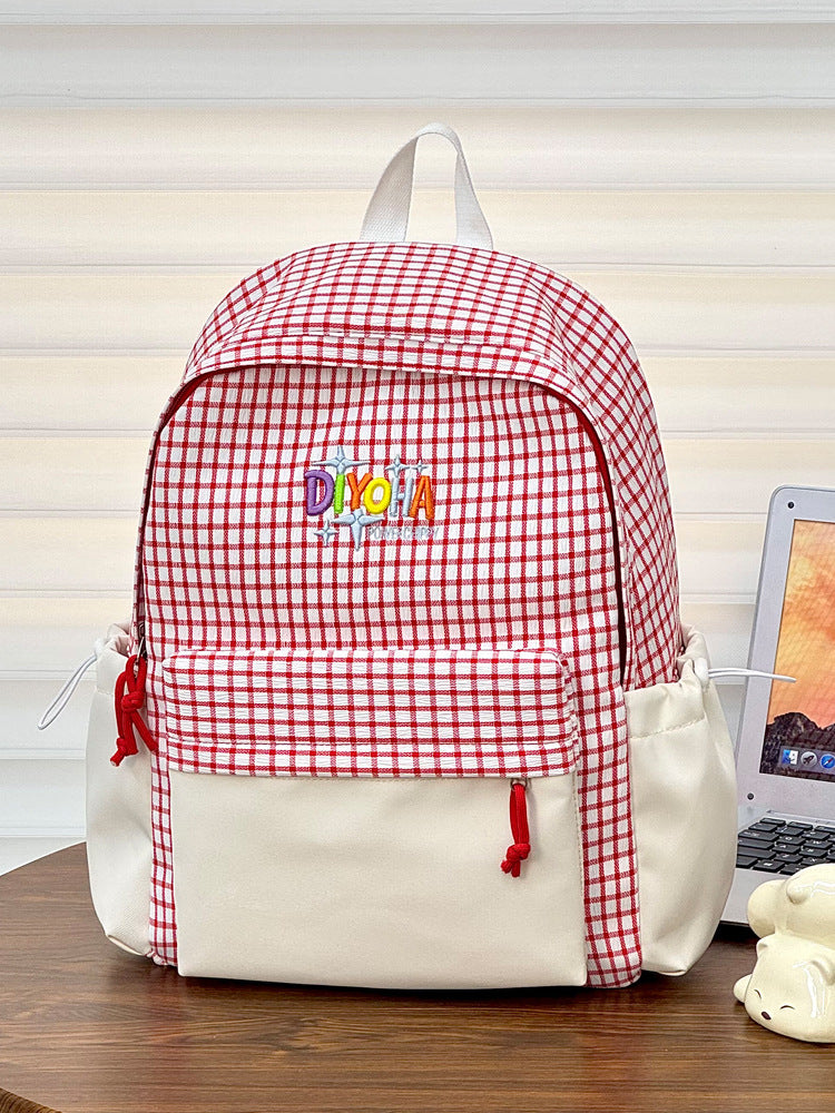 Textured School Backpack Kalsten