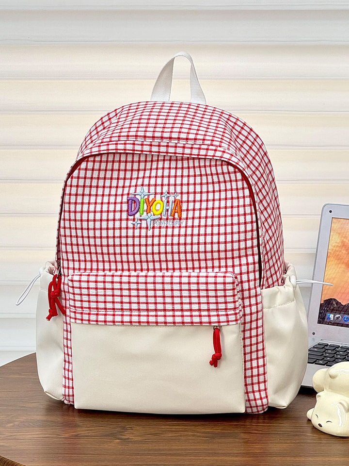 Textured School Backpack Kalsten