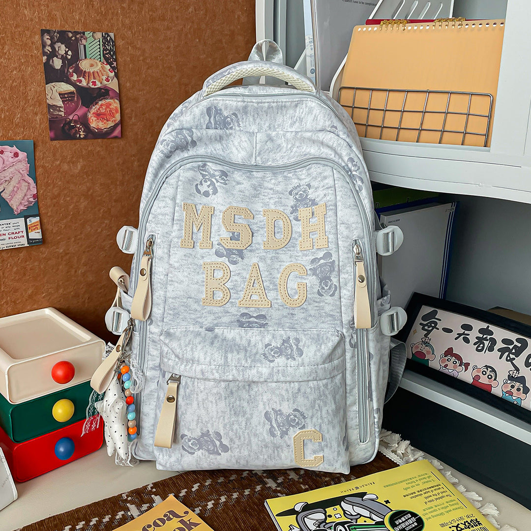 Stylish Embroidered Casual Backpack Kalsten 1791205709