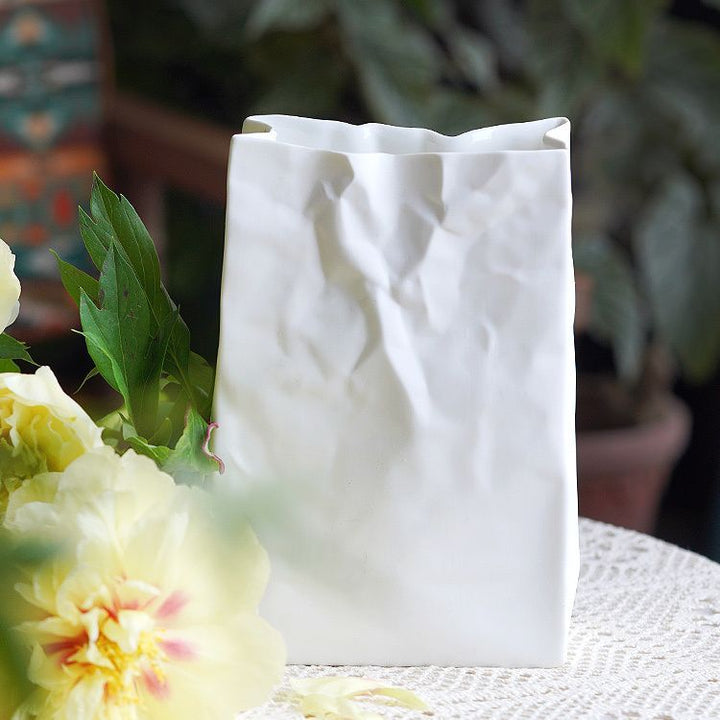 Stylish Crumpled Paper Storage Bag