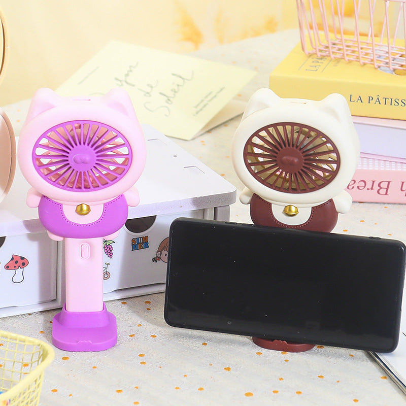Women's Portable Hand Fan in Creative Cat Design Kalsten