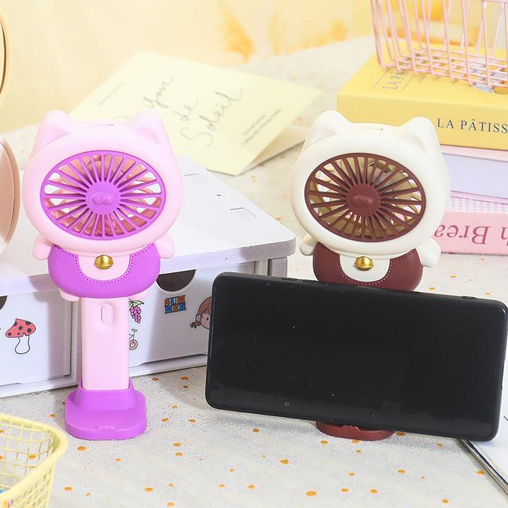 Women's Portable Hand Fan in Creative Cat Design Kalsten