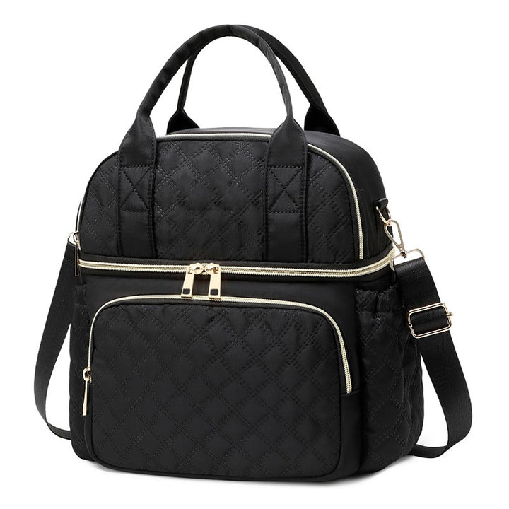Elegant and Spacious Quilted Shoulder Bag Kalsten