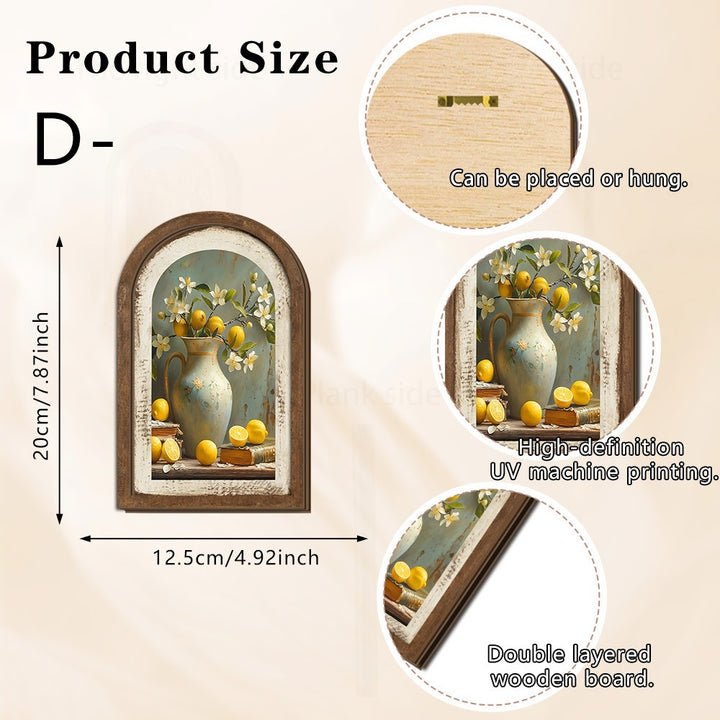 Wall decoration with lemon pattern Kalsten