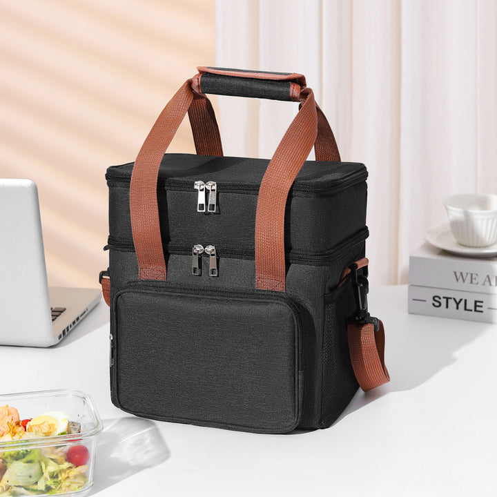 Insulated Multi-Compartment Picnic Cooler Bag