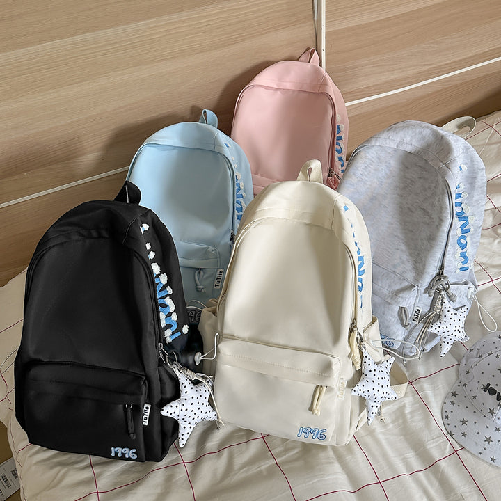 Stylish Embroidered Back-to-School Backpack Kalsten