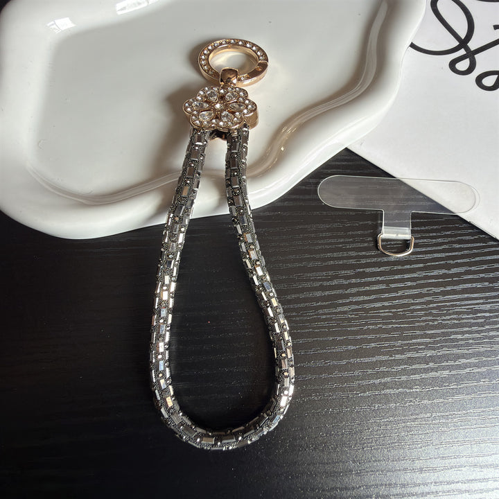 Elegant Crystal-Accented Keychain Holder Kalsten