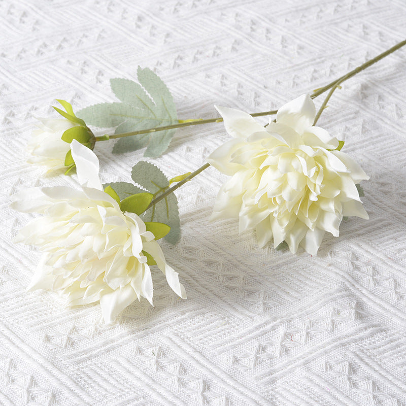 Artificial Dahlia Floral Stem