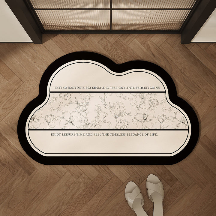 Decorative Floral Shower Mat