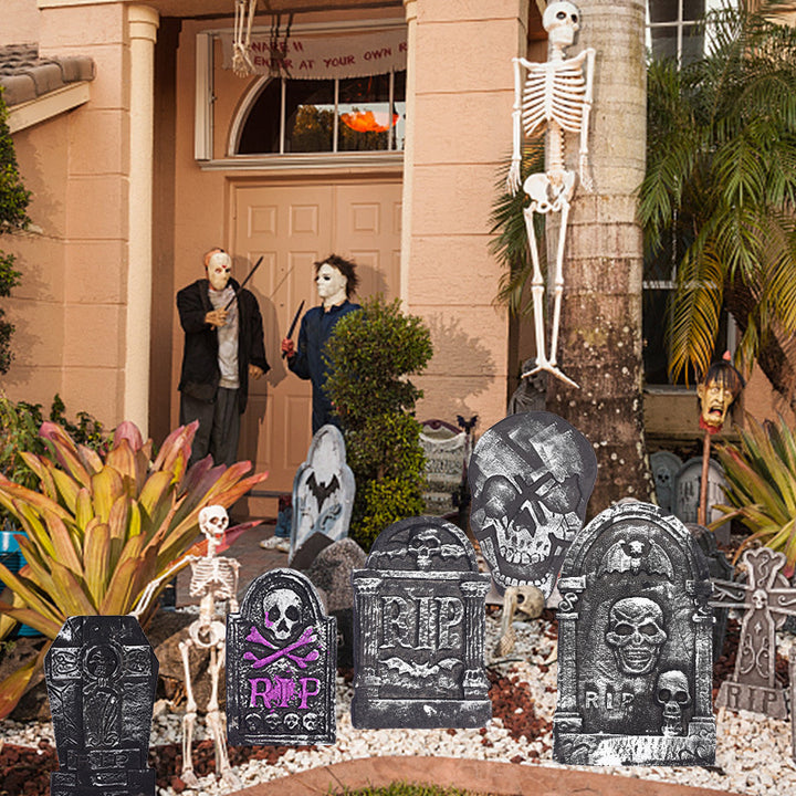 Spooky Graveyard Decorative Tombstones Kalsten