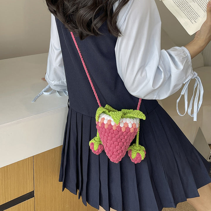 Decorative Crochet Strawberry