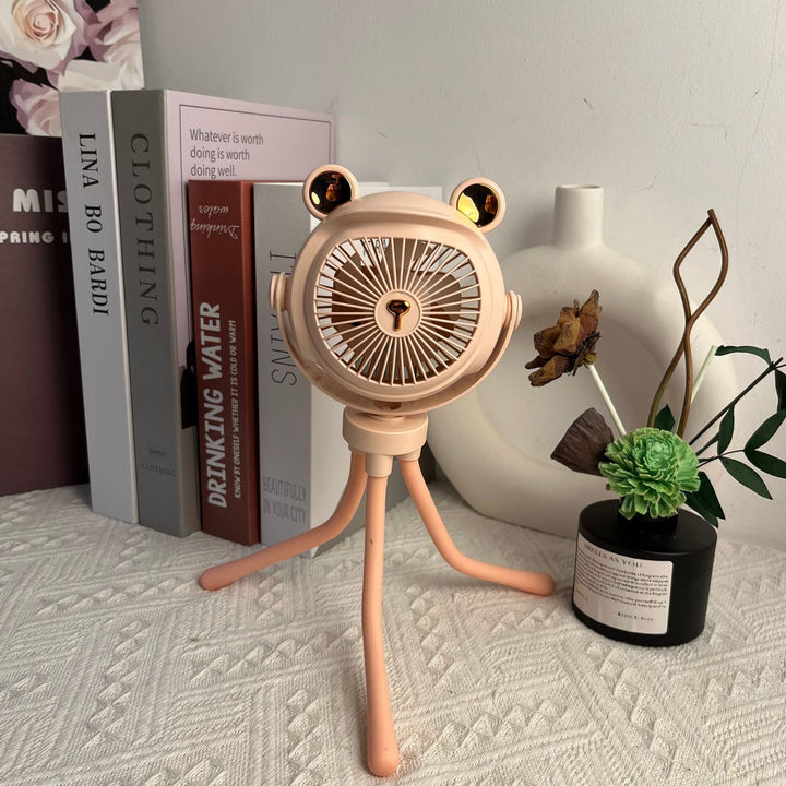 Cute Animal-Themed Portable Desk Fan Kalsten