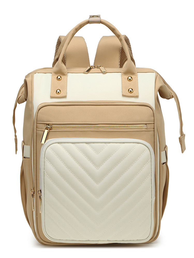 Trendy Quilted Multi-Functional Backpack Kalsten