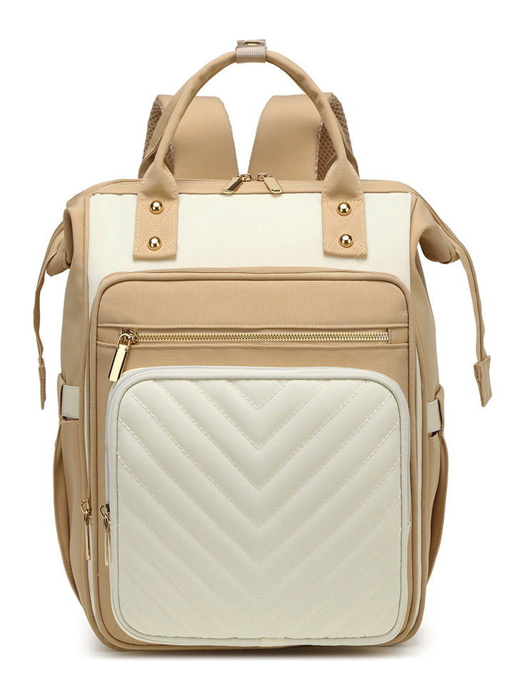 Trendy Quilted Multi-Functional Backpack Kalsten