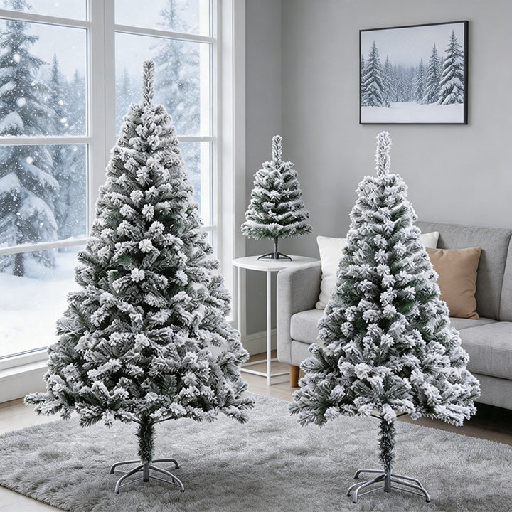 Artificial Snowy Christmas Tree