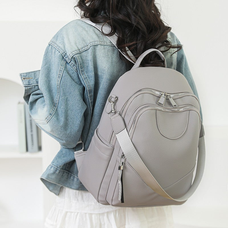 Premium Leather Multi-Functional Backpack Kalsten