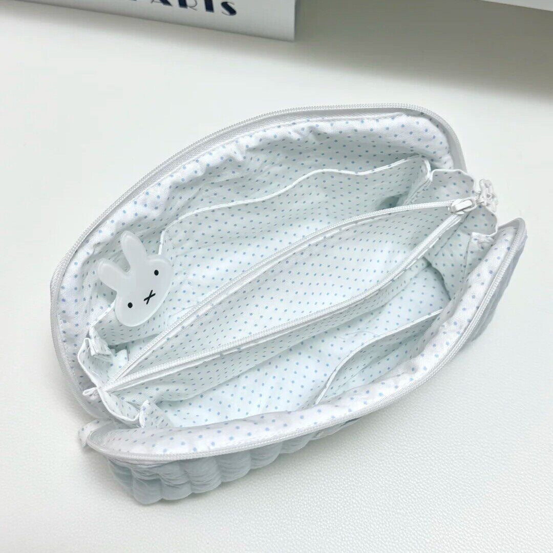 Multi-Compartment Plush Storage Pouch