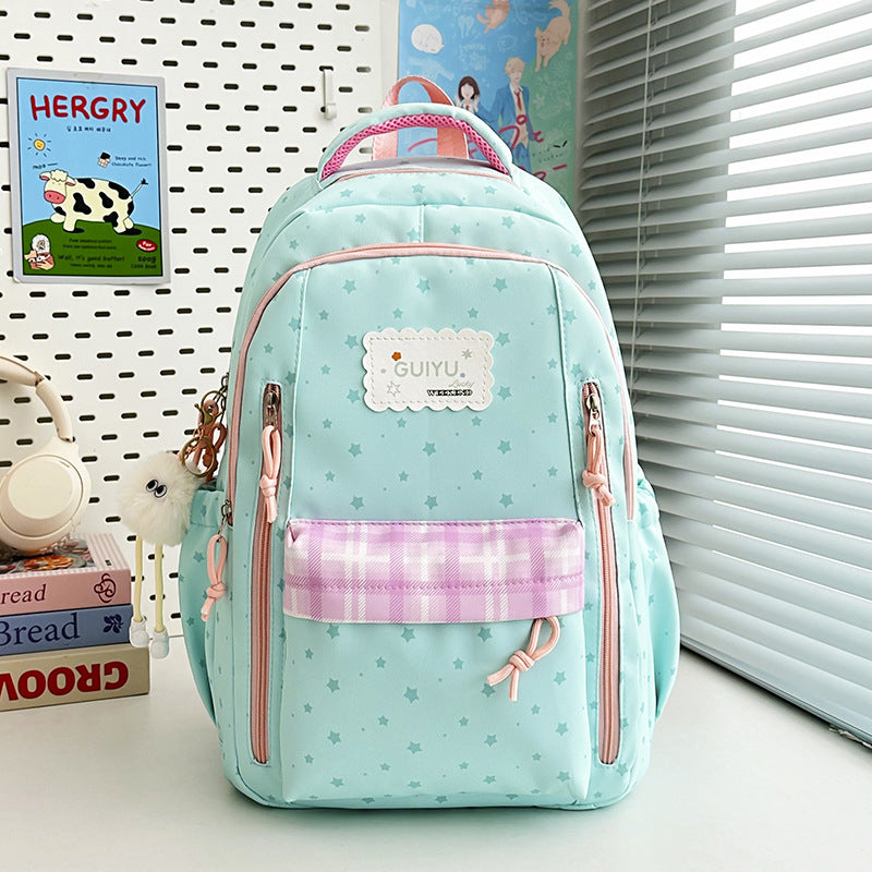 Stylish Star-Print Backpack Kalsten 1791205961