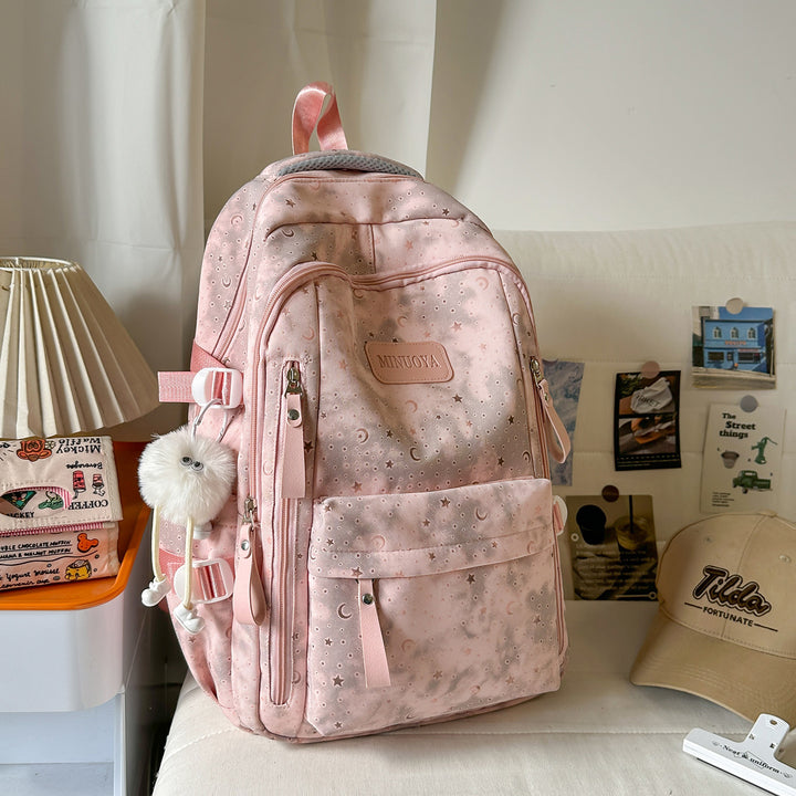Trendy Stars and Moons Patterned Backpack Kalsten