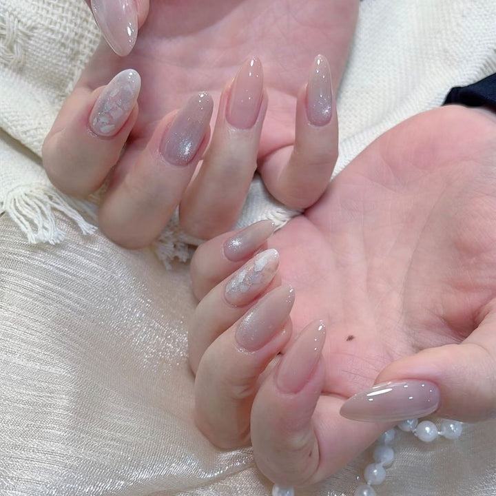 Elegant Almond Shaped Nail Extensions