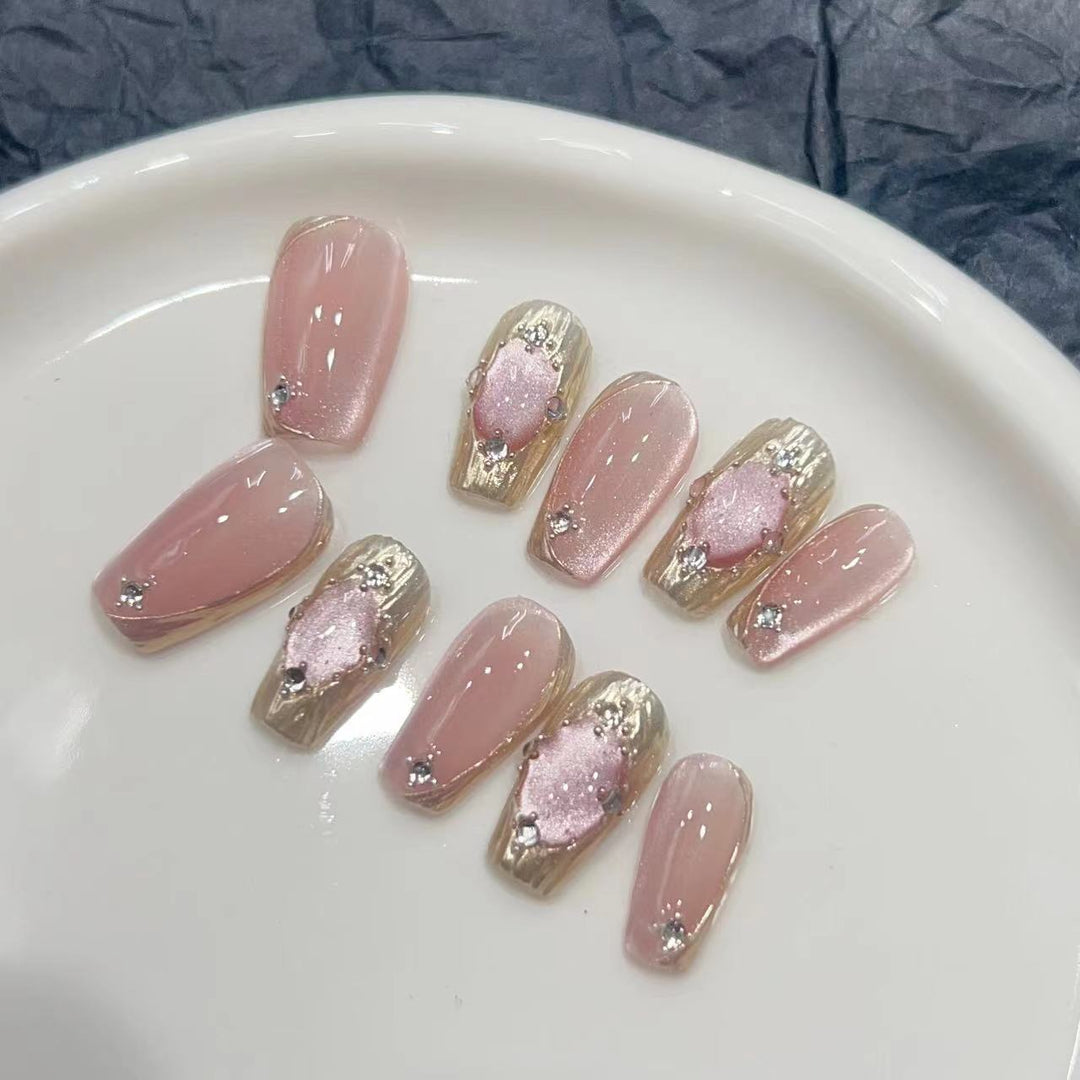 Chic Press-On Nail Art Set Kalsten