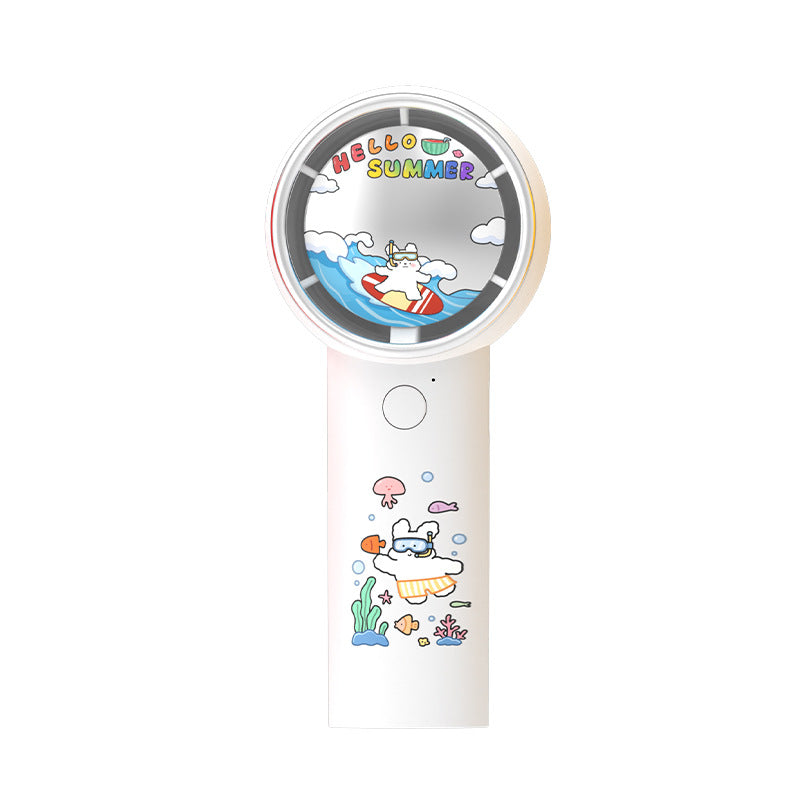 Portable Cartoon-Themed Handheld Fan Kalsten