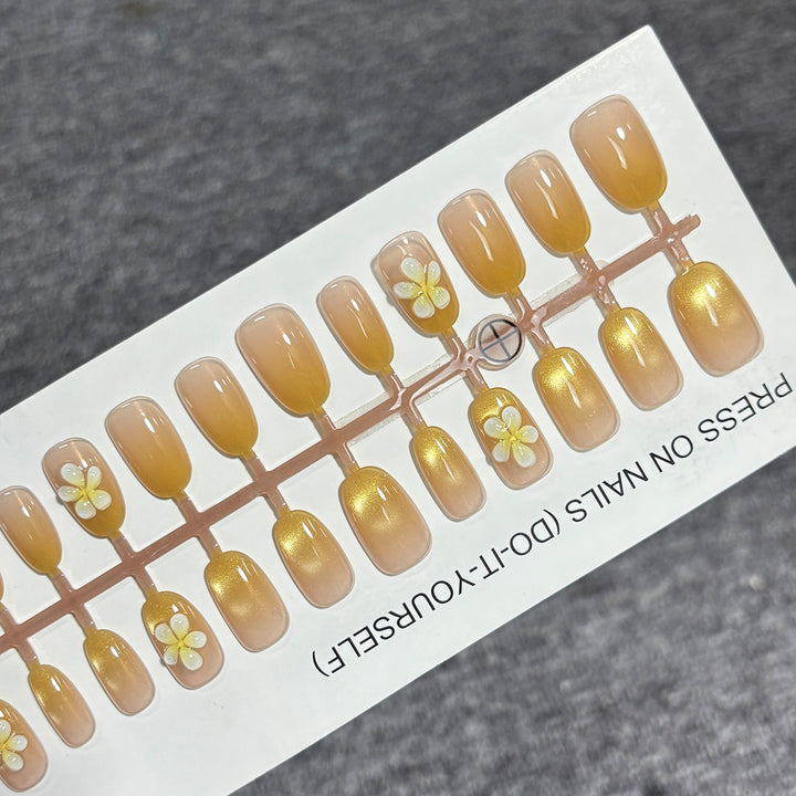 Floral Gradient Press-On Nail Set Kalsten