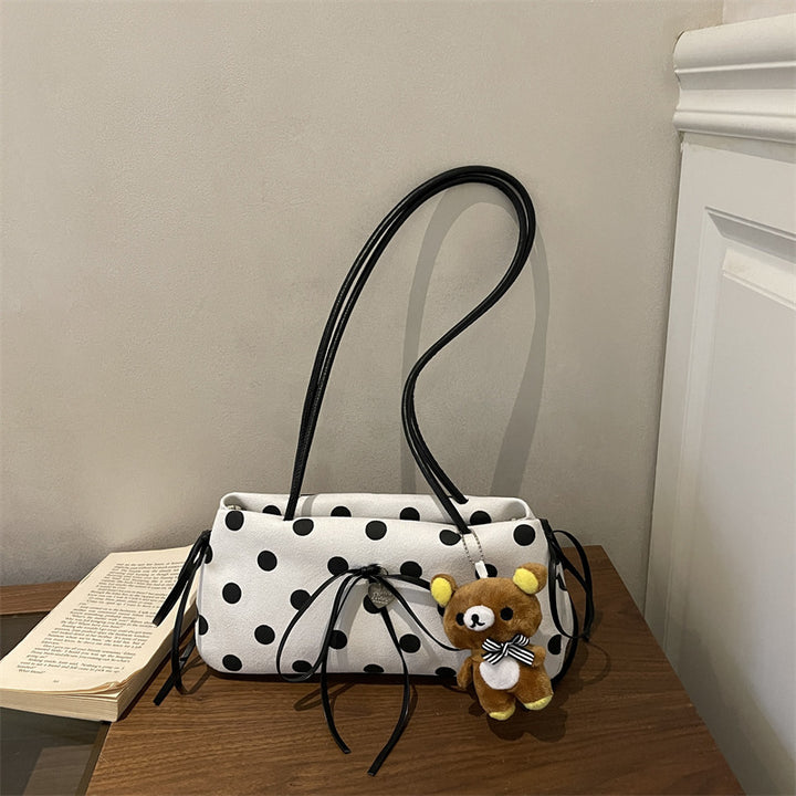 Playful Polka Dot Shoulder Bag