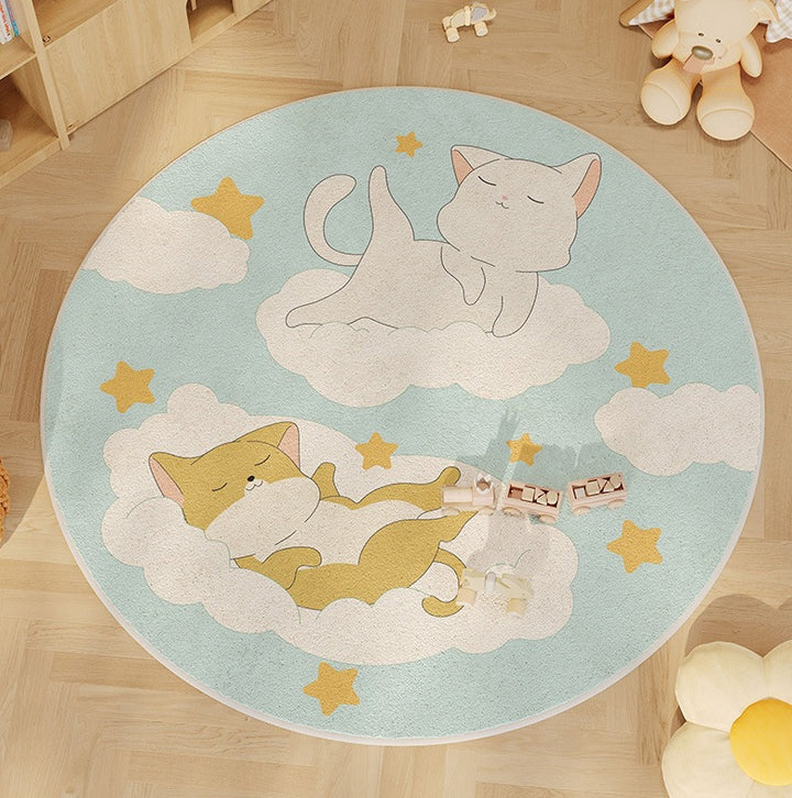 Kids Educational Character Area Rug for Home