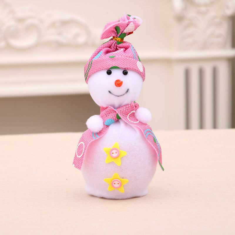 Decorative Plush Snowman Figurine Kalsten