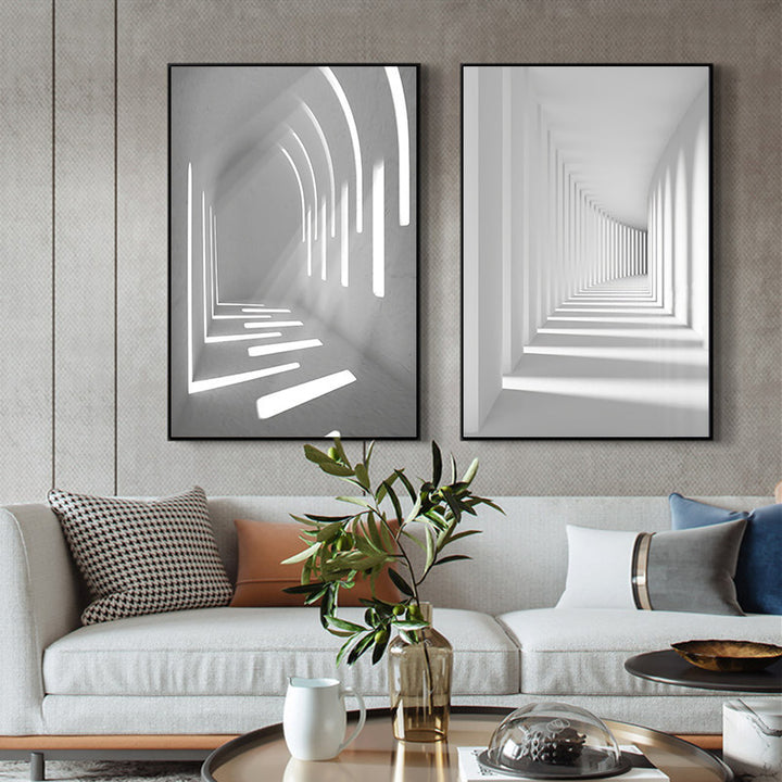 Elegant Architectural Canvas Print