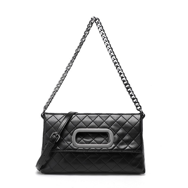 Elegant Quilted Chain Crossbody