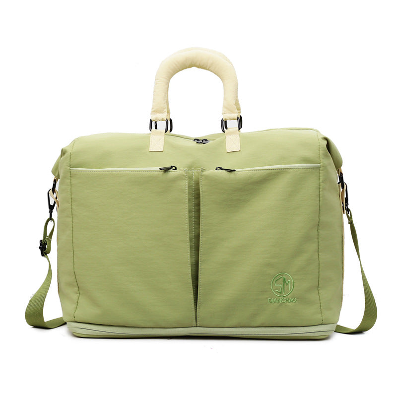 Multi-Compartment Travel Duffel Bag
