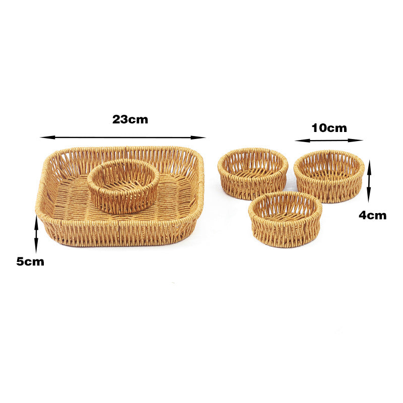 Multi-Function Woven Storage Basket Set Kalsten
