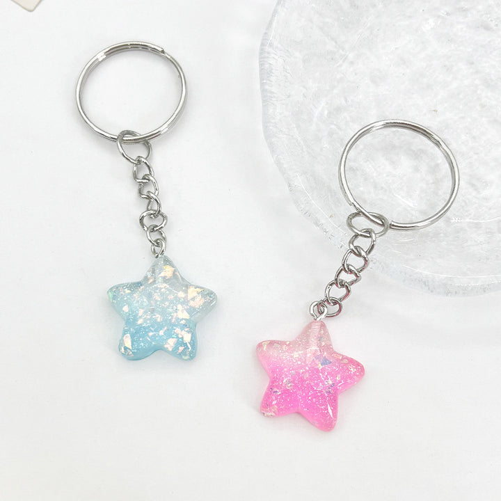 Star-Shaped Acrylic Keychain Kalsten