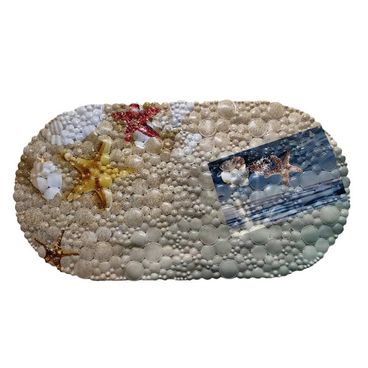 Coastal-Themed Memory Foam Bath Mat Kalsten