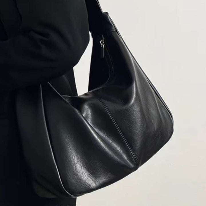 WoLuxe Leather Hobo Bag