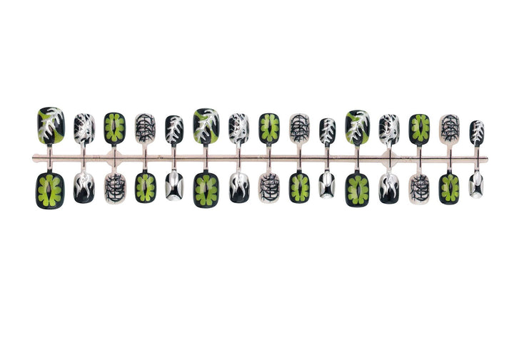 Nail art set with creative, modern designs Kalsten